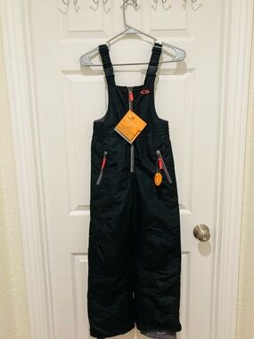 NWT Champion Girls' size M 7-8 Advanced Venture Loft Ski Bib 3 Outer Layer Ebony